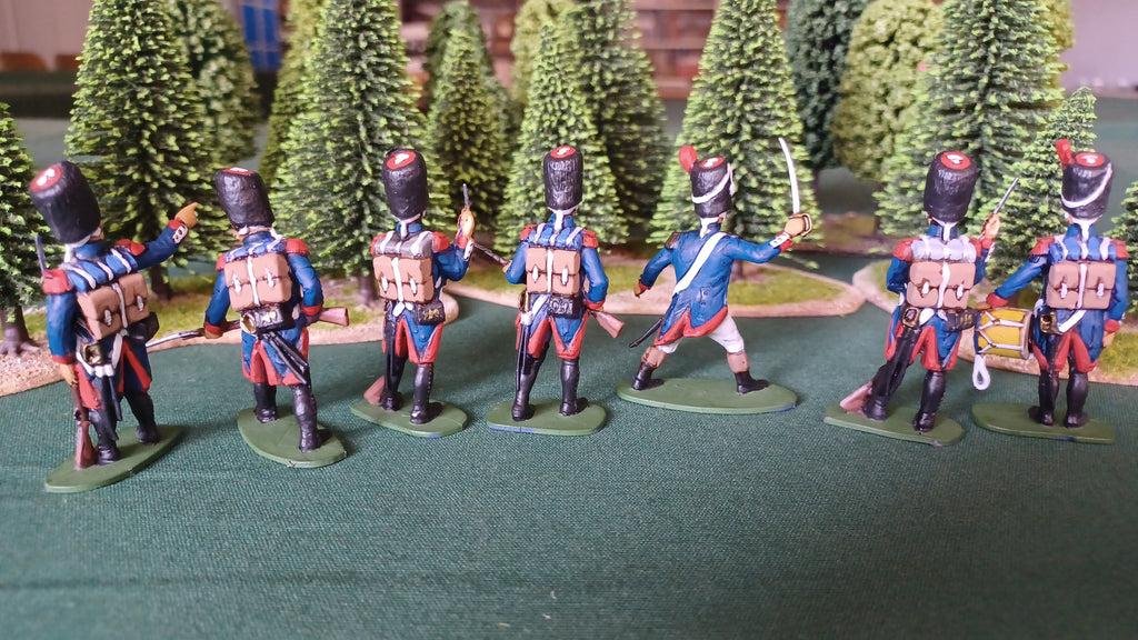 NAPOLEONIC FRENCH IMPERIAL GUARD 54MM 1/32 AIRFIX SET 4 - CP@