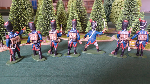 NAPOLEONIC FRENCH IMPERIAL GUARD 54MM 1/32 AIRFIX SET 4 - CP@