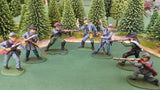 ACW SET 2 AMERICAN CIVIL WAR CONFEDERATE INFANTRY 54MM 1/32 - CP@