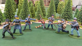 ACW SET 3 AMERICAN CIVIL WAR CONFEDERATE INFANTRY 54MM 1/32 - CP@