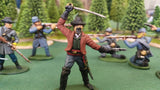 ACW SET 4 AMERICAN CIVIL WAR CONFEDERATE INFANTRY 54MM 1/32 - CP@