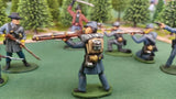 ACW SET 4 AMERICAN CIVIL WAR CONFEDERATE INFANTRY 54MM 1/32 - CP@