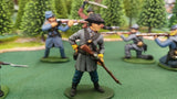 ACW SET 4 AMERICAN CIVIL WAR CONFEDERATE INFANTRY 54MM 1/32 - CP@