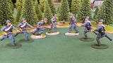 ACW SET 5 AMERICAN CIVIL WAR CONFEDERATE INFANTRY 54MM 1/32 - CP@
