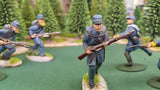 ACW SET 5 AMERICAN CIVIL WAR CONFEDERATE INFANTRY 54MM 1/32 - CP@