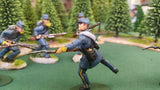ACW SET 5 AMERICAN CIVIL WAR CONFEDERATE INFANTRY 54MM 1/32 - CP@