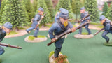 ACW SET 6 AMERICAN CIVIL WAR CONFEDERATE INFANTRY 54MM 1/32 - CP@