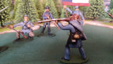 ACW SET 8 AMERICAN CIVIL WAR CONFEDERATE INFANTRY 54MM 1/32 - CP@