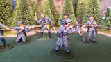 ACW SET 9 AMERICAN CIVIL WAR CONFEDERATE INFANTRY 54MM 1/32 - CP@