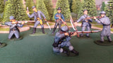 ACW SET 9 AMERICAN CIVIL WAR CONFEDERATE INFANTRY 54MM 1/32 - CP@