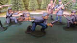 ACW SET 10 AMERICAN CIVIL WAR CONFEDERATE INFANTRY 54MM 1/32 - CP@