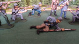 ACW SET 10 AMERICAN CIVIL WAR CONFEDERATE INFANTRY 54MM 1/32 - CP@
