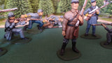 ACW SET 10 AMERICAN CIVIL WAR CONFEDERATE INFANTRY 54MM 1/32 - CP@