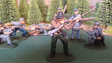 ACW SET 10 AMERICAN CIVIL WAR CONFEDERATE INFANTRY 54MM 1/32 - CP@