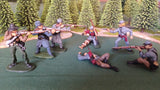 ACW SET 11 AMERICAN CIVIL WAR CONFEDERATE INFANTRY 54MM 1/32 - CP@