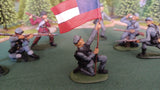 ACW SET 12 AMERICAN CIVIL WAR CONFEDERATE INFANTRY 54MM 1/32 - CP@