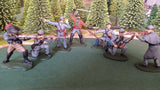 ACW SET 13 AMERICAN CIVIL WAR CONFEDERATE INFANTRY 54MM 1/32 - CP@