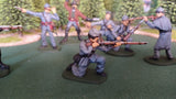 ACW SET 13 AMERICAN CIVIL WAR CONFEDERATE INFANTRY 54MM 1/32 - CP@