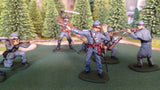 ACW SET 13 AMERICAN CIVIL WAR CONFEDERATE INFANTRY 54MM 1/32 - CP@