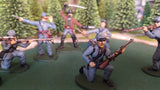 ACW SET 13 AMERICAN CIVIL WAR CONFEDERATE INFANTRY 54MM 1/32 - CP@