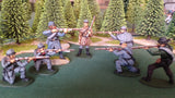 ACW SET 14 AMERICAN CIVIL WAR CONFEDERATE INFANTRY 54MM 1/32 - CP@