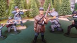 ACW SET 14 AMERICAN CIVIL WAR CONFEDERATE INFANTRY 54MM 1/32 - CP@
