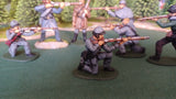 ACW SET 14 AMERICAN CIVIL WAR CONFEDERATE INFANTRY 54MM 1/32 - CP@