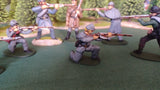 ACW SET 14 AMERICAN CIVIL WAR CONFEDERATE INFANTRY 54MM 1/32 - CP@