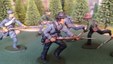 ACW SET 15 AMERICAN CIVIL WAR CONFEDERATE INFANTRY 54MM 1/32 - CP@