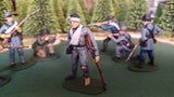 ACW SET 16 AMERICAN CIVIL WAR CONFEDERATE INFANTRY 54MM 1/32 - CP@