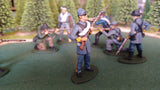 ACW SET 16 AMERICAN CIVIL WAR CONFEDERATE INFANTRY 54MM 1/32 - CP@