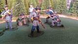 ACW SET 16 AMERICAN CIVIL WAR CONFEDERATE INFANTRY 54MM 1/32 - CP@