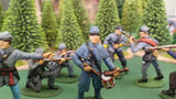 ACW SET 17 AMERICAN CIVIL WAR CONFEDERATE INFANTRY 54MM 1/32 - CP@