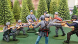 ACW SET 17 AMERICAN CIVIL WAR CONFEDERATE INFANTRY 54MM 1/32 - CP@