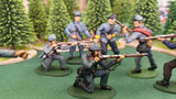 ACW SET 17 AMERICAN CIVIL WAR CONFEDERATE INFANTRY 54MM 1/32 - CP@