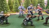 ACW SET 17 AMERICAN CIVIL WAR CONFEDERATE INFANTRY 54MM 1/32 - CP@