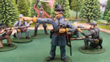 ACW SET 18 AMERICAN CIVIL WAR CONFEDERATE INFANTRY 54MM 1/32 - CP@