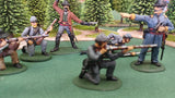 ACW SET 18 AMERICAN CIVIL WAR CONFEDERATE INFANTRY 54MM 1/32 - CP@