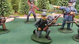 ACW SET 18 AMERICAN CIVIL WAR CONFEDERATE INFANTRY 54MM 1/32 - CP@