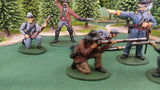 ACW SET 18 AMERICAN CIVIL WAR CONFEDERATE INFANTRY 54MM 1/32 - CP@