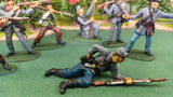 ACW SET 19 AMERICAN CIVIL WAR CONFEDERATE INFANTRY 54MM 1/32 - CP@