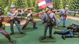 ACW SET 19 AMERICAN CIVIL WAR CONFEDERATE INFANTRY 54MM 1/32 - CP@