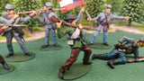 ACW SET 19 AMERICAN CIVIL WAR CONFEDERATE INFANTRY 54MM 1/32 - CP@