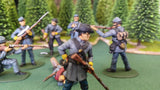 ACW SET 21 AMERICAN CIVIL WAR CONFEDERATE INFANTRY 54MM 1/32 - CP@