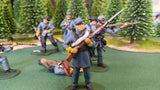 ACW SET 21 AMERICAN CIVIL WAR CONFEDERATE INFANTRY 54MM 1/32 - CP@