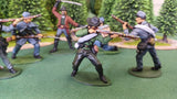 ACW SET 22 AMERICAN CIVIL WAR CONFEDERATE INFANTRY 54MM 1/32 - CP@