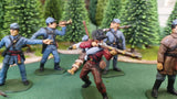 ACW SET 24 AMERICAN CIVIL WAR CONFEDERATE INFANTRY 54MM 1/32 - CP@