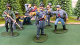 ACW SET 26 AMERICAN CIVIL WAR CONFEDERATE INFANTRY 54MM 1/32 - CP@