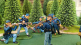 ACW SET 29 AMERICAN CIVIL WAR UNION INFANTRY 54MM 1/32 - CP@