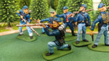 ACW SET 29 AMERICAN CIVIL WAR UNION INFANTRY 54MM 1/32 - CP@